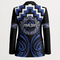 Aotearoa Ngati Tuwharetoa Personalised Blazer Maori Iwi Poutama Puhoro Tattoo LT14 - Polynesian Pride