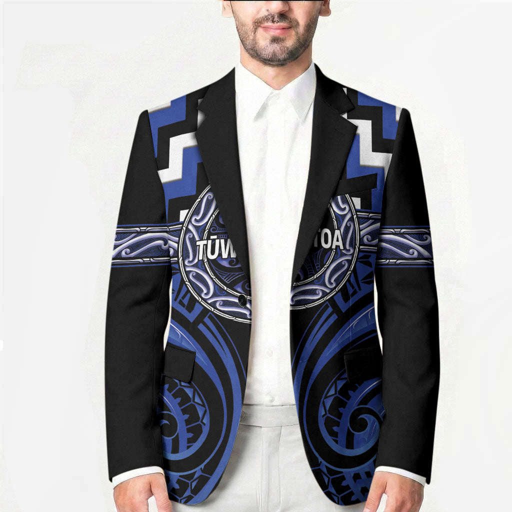 Aotearoa Ngati Tuwharetoa Personalised Blazer Maori Iwi Poutama Puhoro Tattoo LT14 - Polynesian Pride