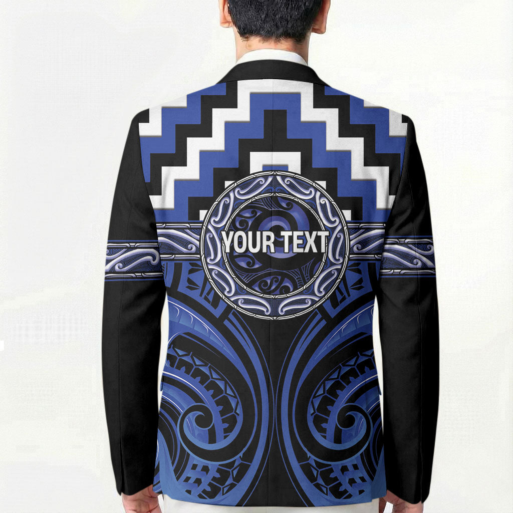Aotearoa Ngati Tuwharetoa Personalised Blazer Maori Iwi Poutama Puhoro Tattoo LT14 - Polynesian Pride