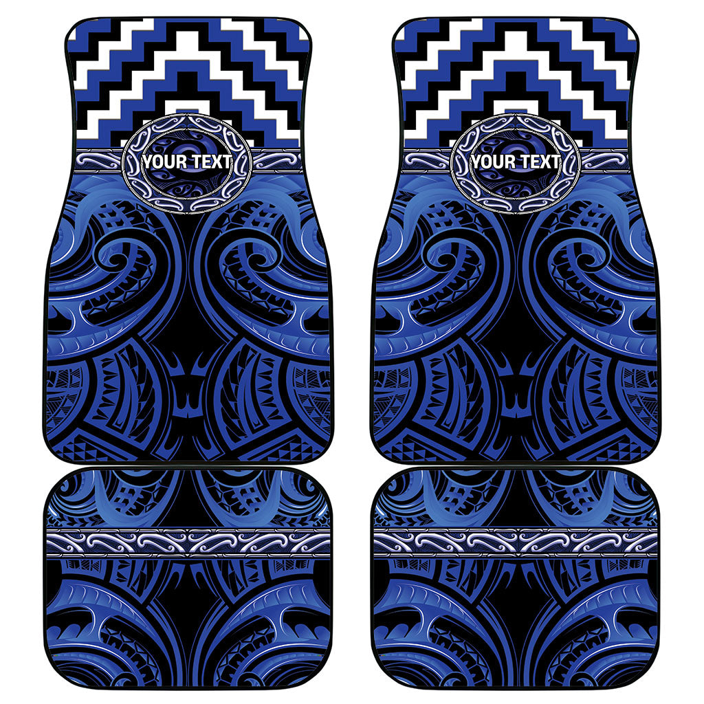 Aotearoa Ngati Tuwharetoa Personalised Car Mats Maori Iwi Poutama Puhoro Tattoo LT14 - Polynesian Pride