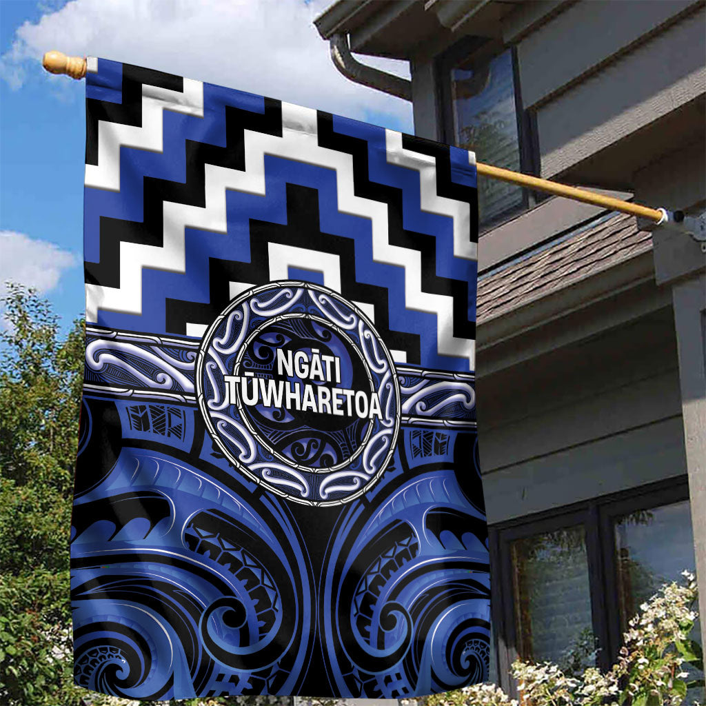 Aotearoa Ngati Tuwharetoa Garden Flag Maori Iwi Poutama Puhoro Tattoo LT14 - Polynesian Pride