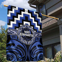 Aotearoa Ngati Tuwharetoa Garden Flag Maori Iwi Poutama Puhoro Tattoo LT14 - Polynesian Pride