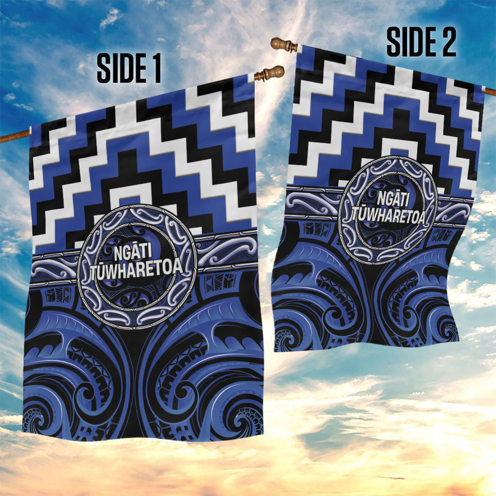 Aotearoa Ngati Tuwharetoa Garden Flag Maori Iwi Poutama Puhoro Tattoo LT14 - Polynesian Pride