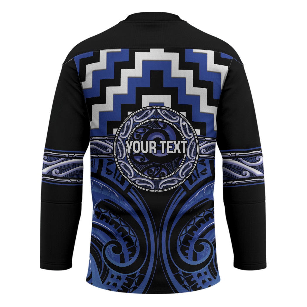 Aotearoa Ngati Tuwharetoa Personalised Hockey Jersey Maori Iwi Poutama Puhoro Tattoo LT14 - Polynesian Pride