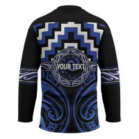 Aotearoa Ngati Tuwharetoa Personalised Hockey Jersey Maori Iwi Poutama Puhoro Tattoo LT14 - Polynesian Pride
