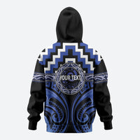 Aotearoa Ngati Tuwharetoa Personalised Hoodie Maori Iwi Poutama Puhoro Tattoo LT14 - Polynesian Pride