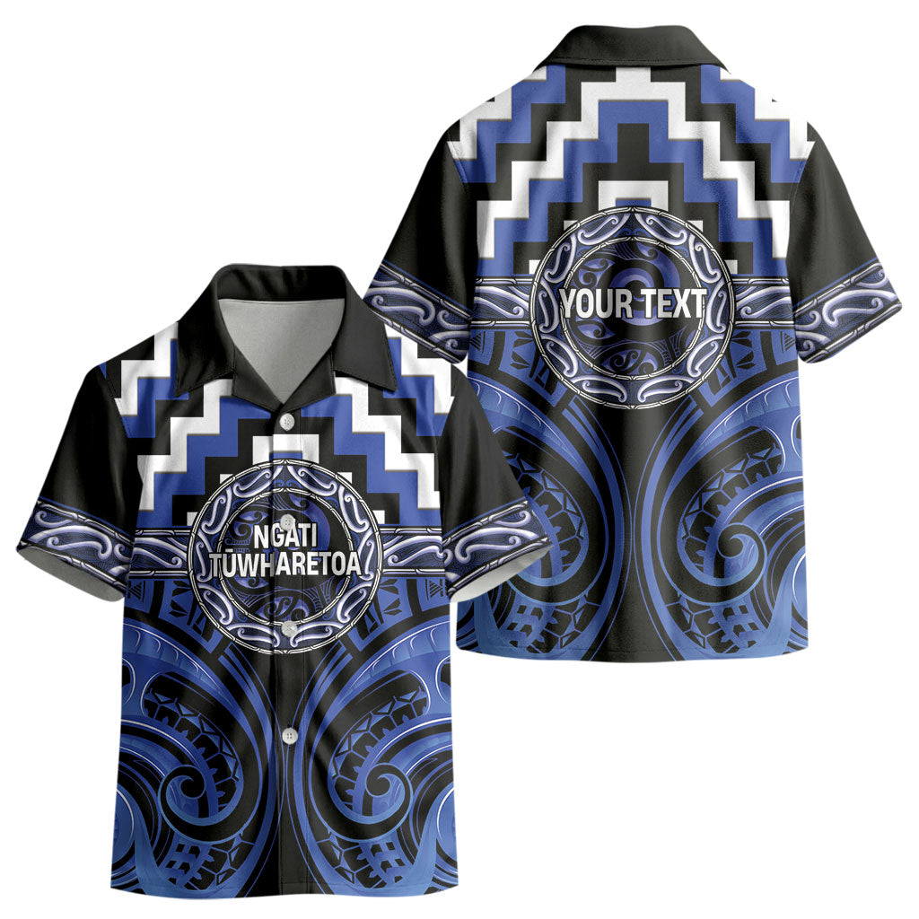 Aotearoa Ngati Tuwharetoa Personalised Kid Hawaiian Shirt Maori Iwi Poutama Puhoro Tattoo LT14 - Polynesian Pride