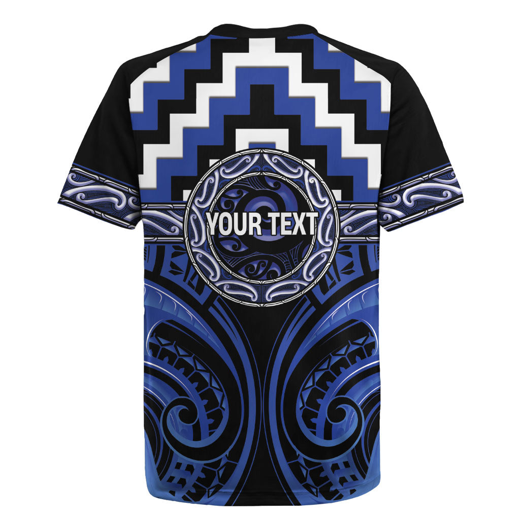 Aotearoa Ngati Tuwharetoa Personalised Rugby Jersey Maori Iwi Poutama Puhoro Tattoo LT14 - Polynesian Pride
