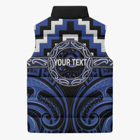 Aotearoa Ngati Tuwharetoa Personalised Sleeveless Puffer Jacket Maori Iwi Poutama Puhoro Tattoo LT14 - Polynesian Pride