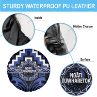 Aotearoa Ngati Tuwharetoa Spare Tire Cover Maori Iwi Poutama Puhoro Tattoo LT14 - Polynesian Pride