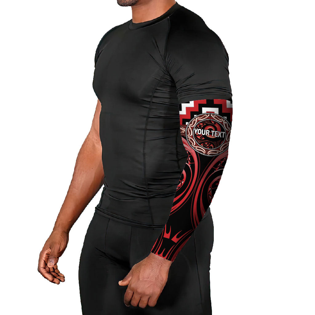 Aotearoa Te Arawa Personalised Arm Sleeves Maori Iwi Poutama Puhoro Tattoo LT14 - Polynesian Pride