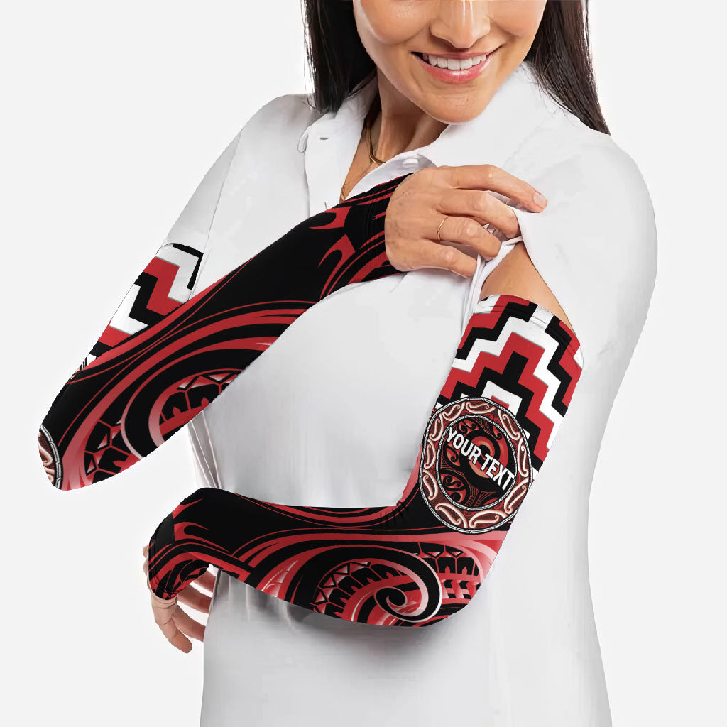 Aotearoa Te Arawa Personalised Arm Sleeves Maori Iwi Poutama Puhoro Tattoo LT14 - Polynesian Pride