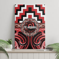 Aotearoa Te Arawa Canvas Wall Art Maori Iwi Poutama Puhoro Tattoo LT14 - Polynesian Pride