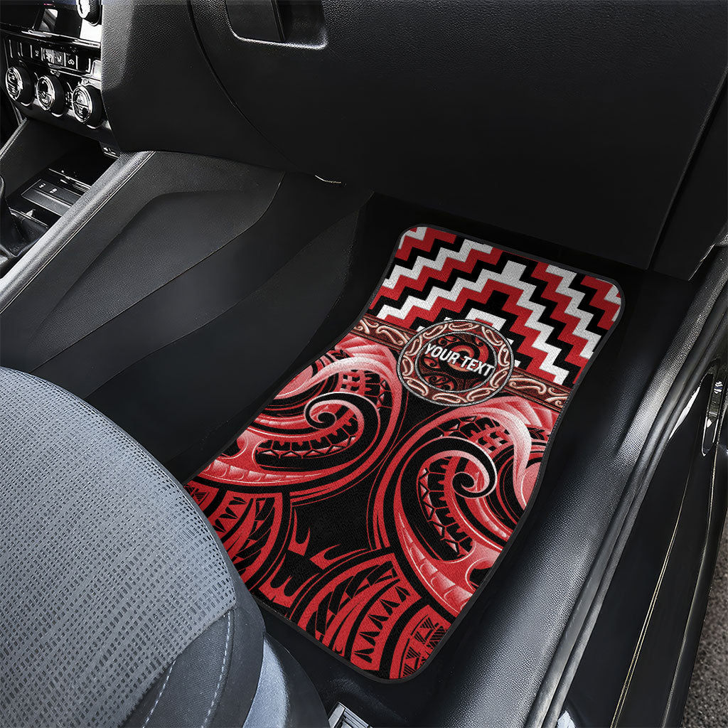 Aotearoa Te Arawa Personalised Car Mats Maori Iwi Poutama Puhoro Tattoo LT14 - Polynesian Pride
