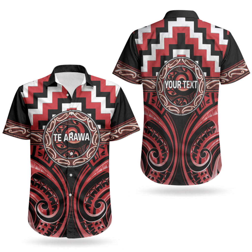 Aotearoa Te Arawa Personalised Couples Matching Off Shoulder Maxi Dress and Hawaiian Shirt Maori Iwi Poutama Puhoro Tattoo LT14 - Polynesian Pride
