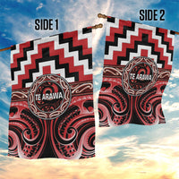 Aotearoa Te Arawa Garden Flag Maori Iwi Poutama Puhoro Tattoo LT14 - Polynesian Pride