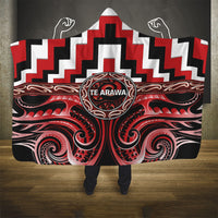 Aotearoa Te Arawa Hooded Blanket Maori Iwi Poutama Puhoro Tattoo LT14 - Polynesian Pride