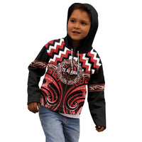 Aotearoa Te Arawa Personalised Kid Hoodie Maori Iwi Poutama Puhoro Tattoo LT14 - Polynesian Pride