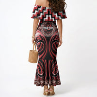 Aotearoa Te Arawa Personalised Mermaid Dress Maori Iwi Poutama Puhoro Tattoo LT14 - Polynesian Pride
