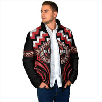 Aotearoa Te Arawa Personalised Padded Jacket Maori Iwi Poutama Puhoro Tattoo LT14 - Polynesian Pride