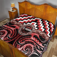Aotearoa Te Arawa Quilt Maori Iwi Poutama Puhoro Tattoo LT14 - Polynesian Pride