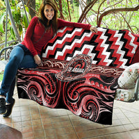 Aotearoa Te Arawa Quilt Maori Iwi Poutama Puhoro Tattoo LT14 - Polynesian Pride