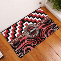 Aotearoa Te Arawa Rubber Doormat Maori Iwi Poutama Puhoro Tattoo LT14 - Polynesian Pride
