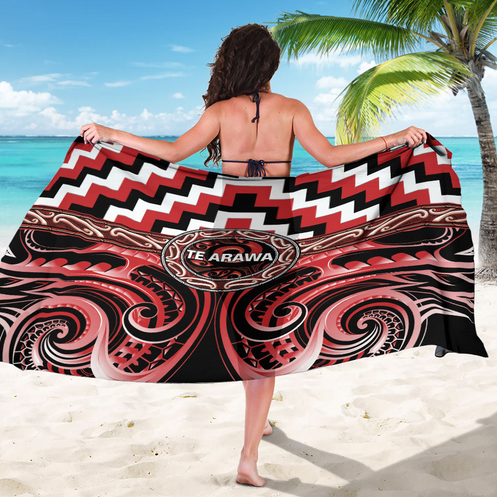 Aotearoa Te Arawa Sarong Maori Iwi Poutama Puhoro Tattoo LT14 - Polynesian Pride