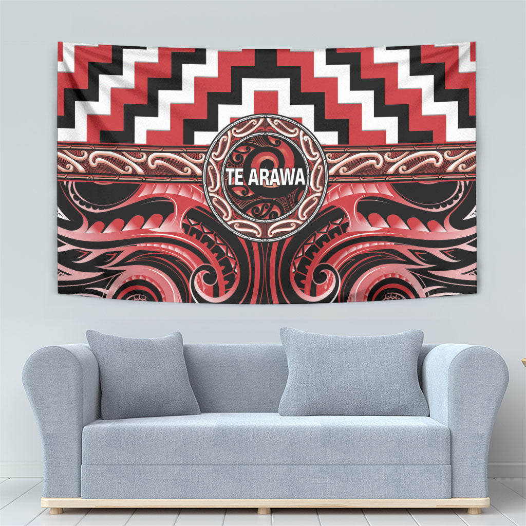 Aotearoa Te Arawa Tapestry Maori Iwi Poutama Puhoro Tattoo LT14 - Polynesian Pride
