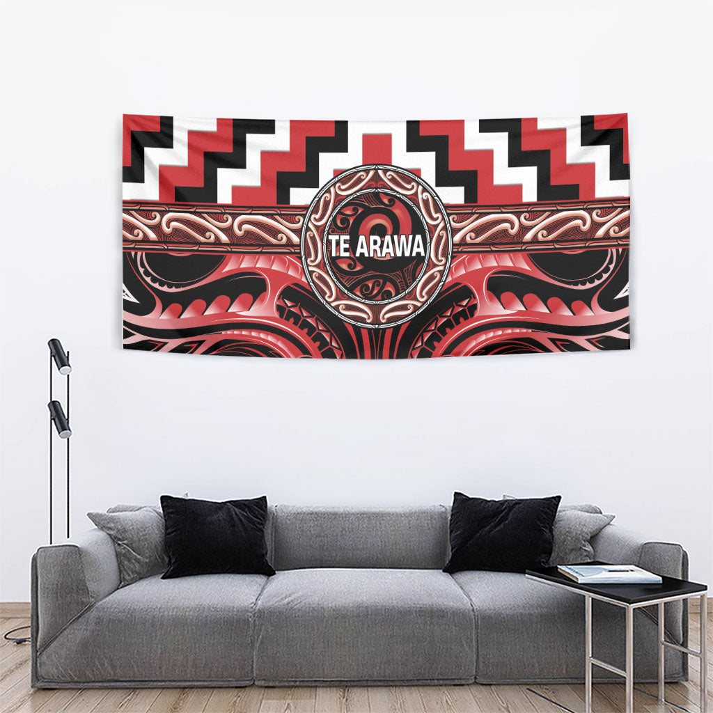 Aotearoa Te Arawa Tapestry Maori Iwi Poutama Puhoro Tattoo LT14 - Polynesian Pride