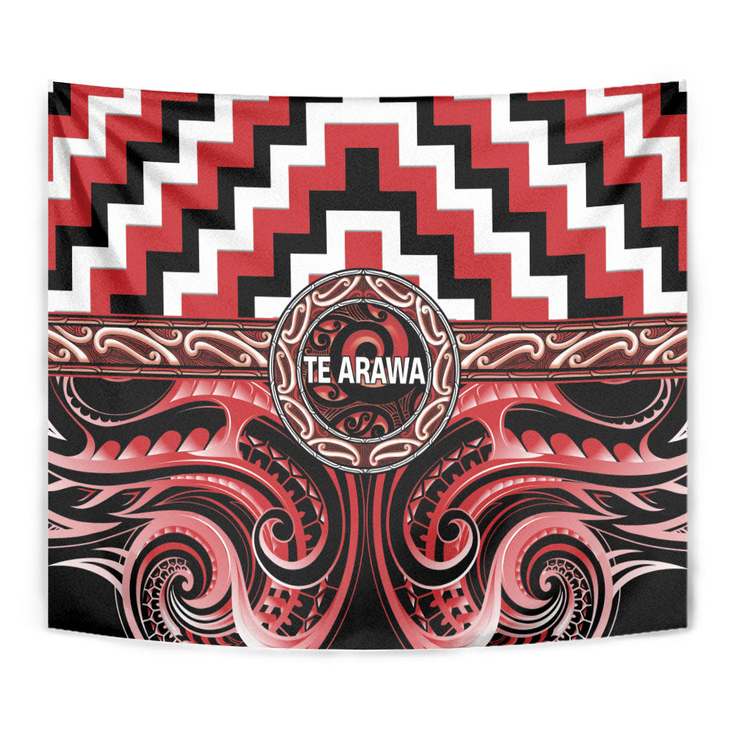 Aotearoa Te Arawa Tapestry Maori Iwi Poutama Puhoro Tattoo LT14 - Polynesian Pride
