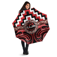 Aotearoa Te Arawa Umbrella Maori Iwi Poutama Puhoro Tattoo LT14 - Polynesian Pride