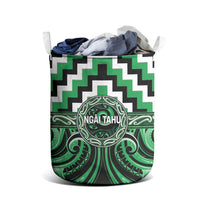 Aotearoa Ngai Tahu Laundry Basket Maori Iwi Poutama Puhoro Tattoo LT14 - Polynesian Pride