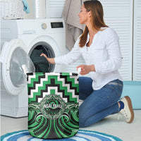 Aotearoa Ngai Tahu Laundry Basket Maori Iwi Poutama Puhoro Tattoo LT14 - Polynesian Pride