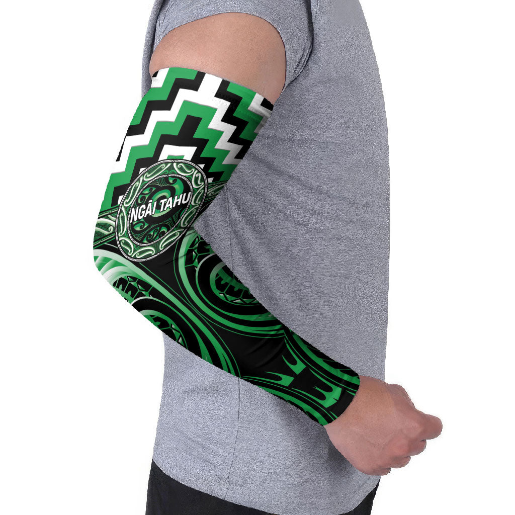 Aotearoa Ngai Tahu Personalised Arm Sleeves Maori Iwi Poutama Puhoro Tattoo LT14 - Polynesian Pride