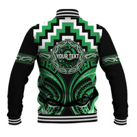 Aotearoa Ngai Tahu Personalised Baseball Jacket Maori Iwi Poutama Puhoro Tattoo LT14 - Polynesian Pride