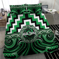Aotearoa Ngai Tahu Bedding Set Maori Iwi Poutama Puhoro Tattoo LT14 - Polynesian Pride