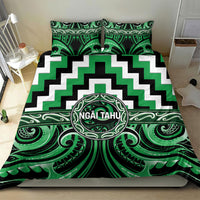 Aotearoa Ngai Tahu Bedding Set Maori Iwi Poutama Puhoro Tattoo LT14 - Polynesian Pride