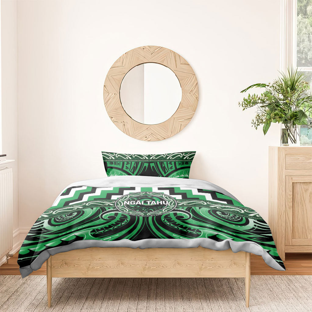 Aotearoa Ngai Tahu Bedding Set Maori Iwi Poutama Puhoro Tattoo LT14 - Polynesian Pride