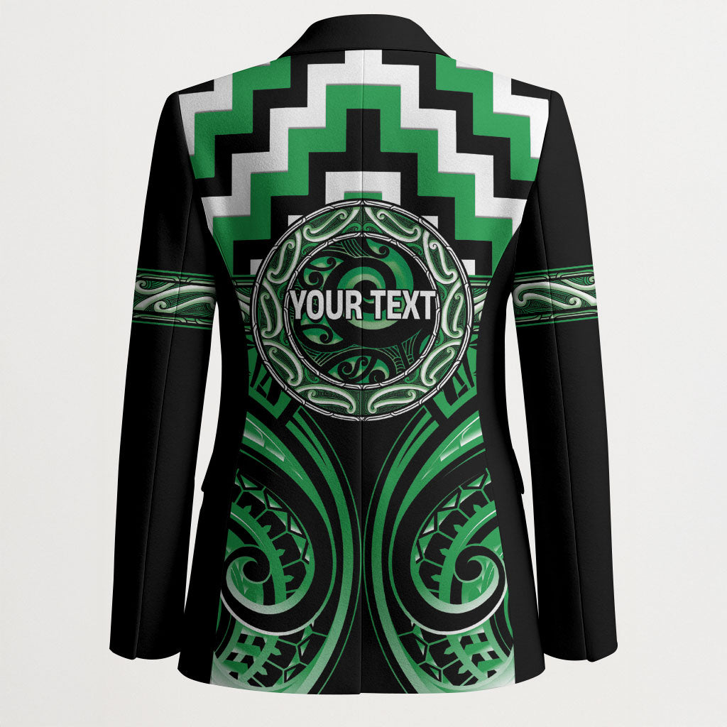 Aotearoa Ngai Tahu Personalised Blazer Maori Iwi Poutama Puhoro Tattoo LT14 - Polynesian Pride