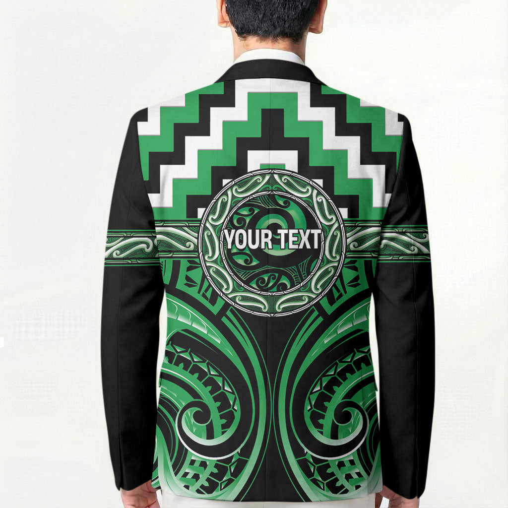 Aotearoa Ngai Tahu Personalised Blazer Maori Iwi Poutama Puhoro Tattoo LT14 - Polynesian Pride
