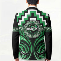 Aotearoa Ngai Tahu Personalised Blazer Maori Iwi Poutama Puhoro Tattoo LT14 - Polynesian Pride