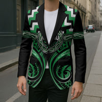 Aotearoa Ngai Tahu Personalised Blazer Maori Iwi Poutama Puhoro Tattoo LT14 - Polynesian Pride
