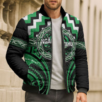 Aotearoa Ngai Tahu Personalised Bomber Puffer Jacket Maori Iwi Poutama Puhoro Tattoo LT14 - Polynesian Pride