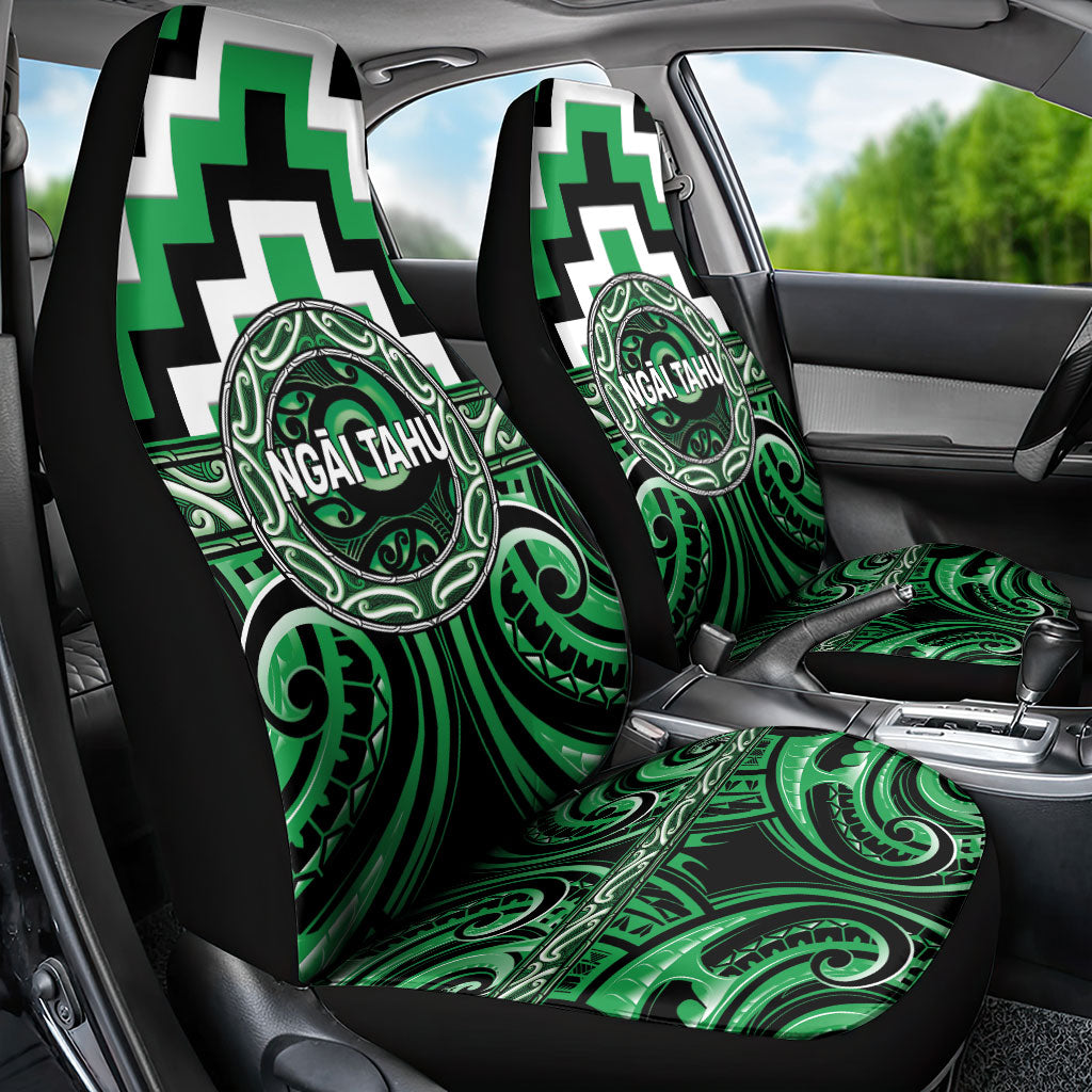Aotearoa Ngai Tahu Car Seat Cover Maori Iwi Poutama Puhoro Tattoo LT14 - Polynesian Pride