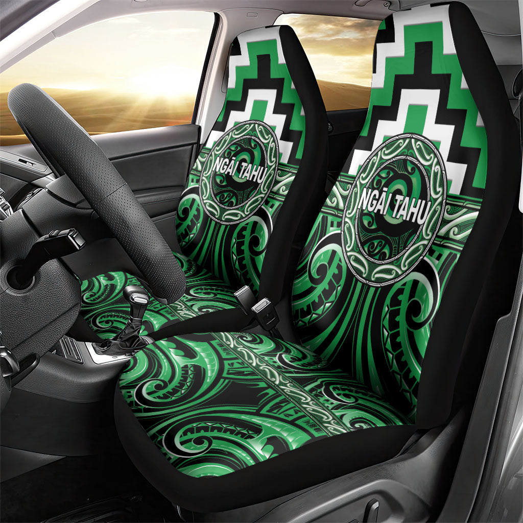 Aotearoa Ngai Tahu Car Seat Cover Maori Iwi Poutama Puhoro Tattoo LT14 - Polynesian Pride