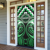 Aotearoa Ngai Tahu Personalised Door Cover Maori Iwi Poutama Puhoro Tattoo LT14 - Polynesian Pride