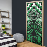 Aotearoa Ngai Tahu Personalised Door Cover Maori Iwi Poutama Puhoro Tattoo LT14 - Polynesian Pride
