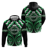 Aotearoa Ngai Tahu Personalised Hoodie Maori Iwi Poutama Puhoro Tattoo LT14 - Polynesian Pride