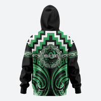 Aotearoa Ngai Tahu Personalised Hoodie Maori Iwi Poutama Puhoro Tattoo LT14 - Polynesian Pride